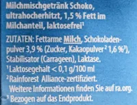 Schokodrink aus fettarmer Milch