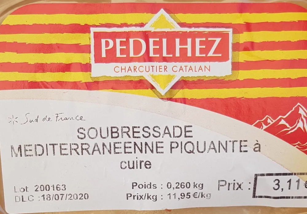 Soubressade Méditerranée piquante à cuire