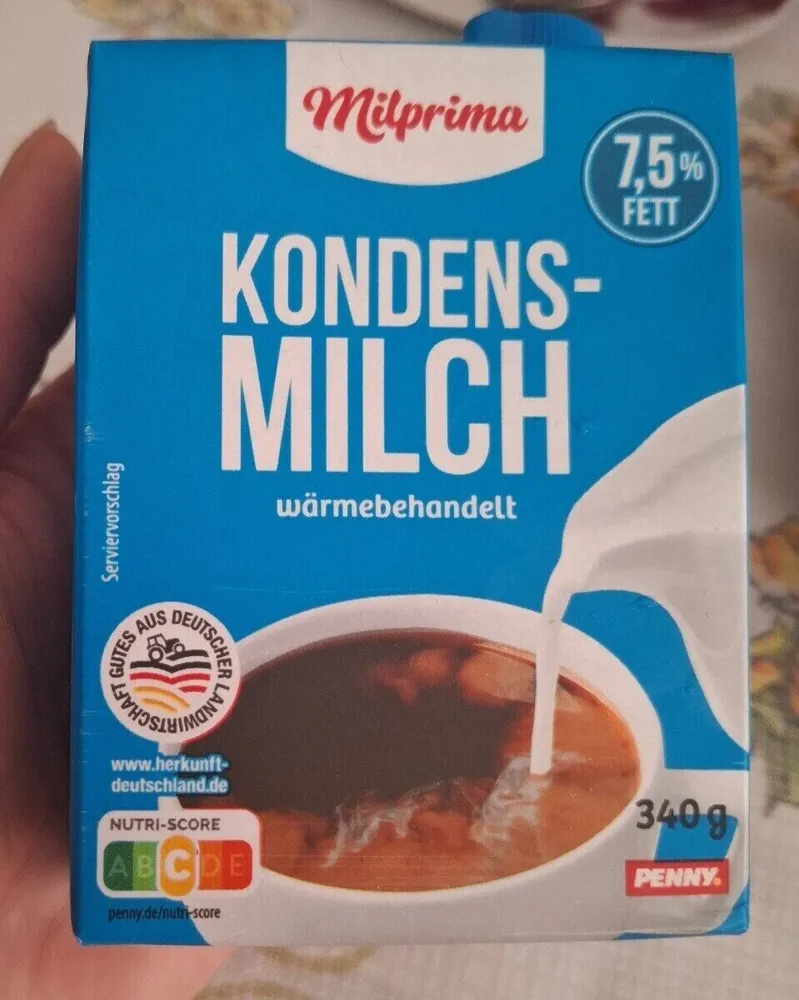 KONDENSMILCH wärmebehandelt
