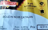 Boudin  noir catalan