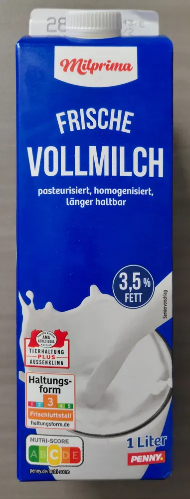 Frische Vollmilch