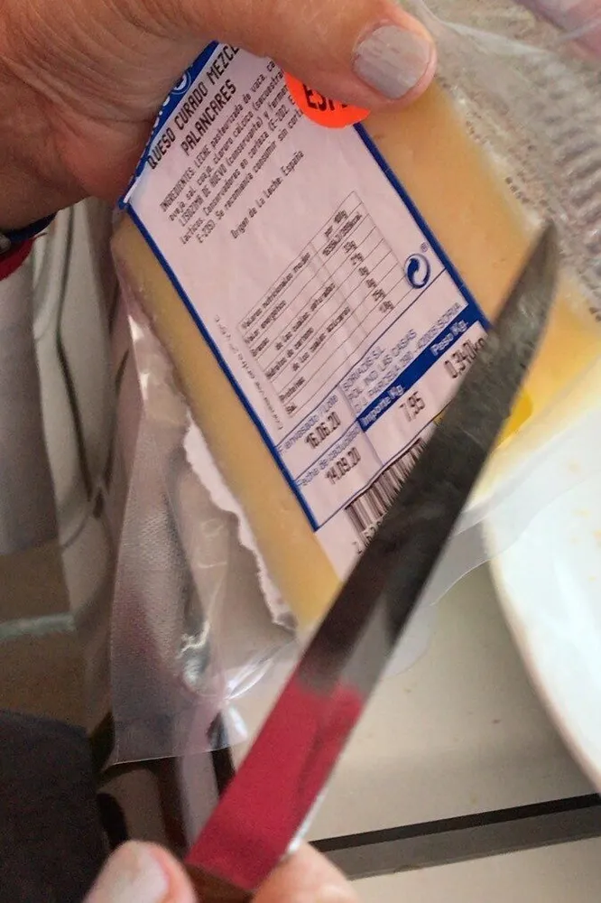 Queso curado mezcla palancares