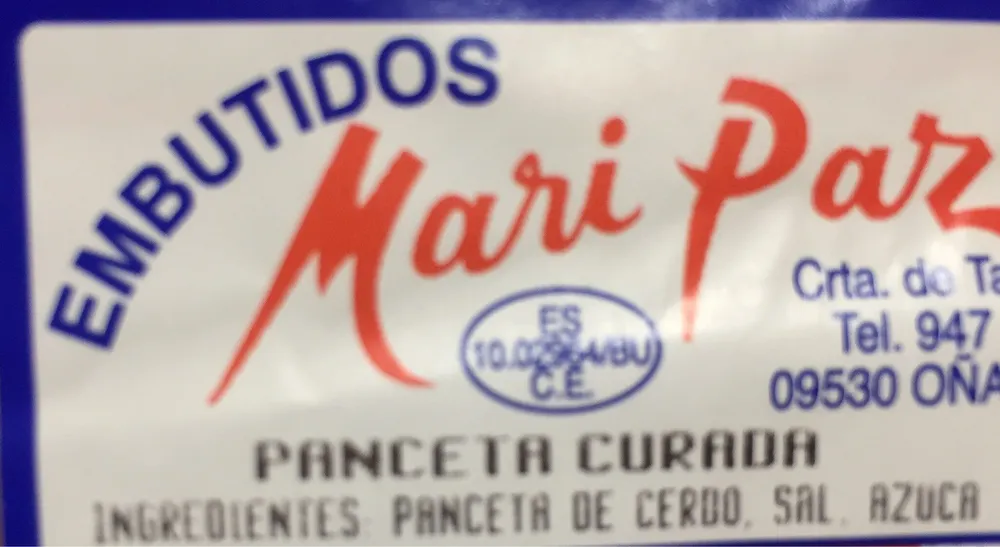 Panceta Curada
