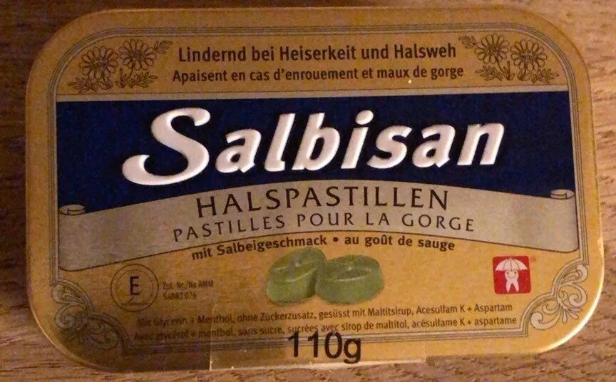 Salbisan Halspastillen