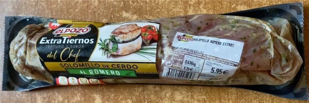 solomillo de cerdo al romero