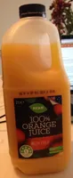 100% Orange juice with pulp