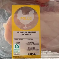 Filetes de pechuga de pollo