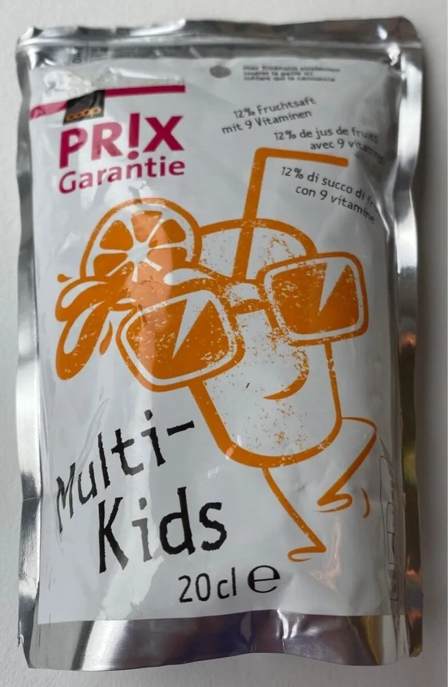 Jus de fruits multivitamines Multi-kids