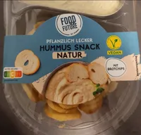Hummus Snack Natur mit Brotchips