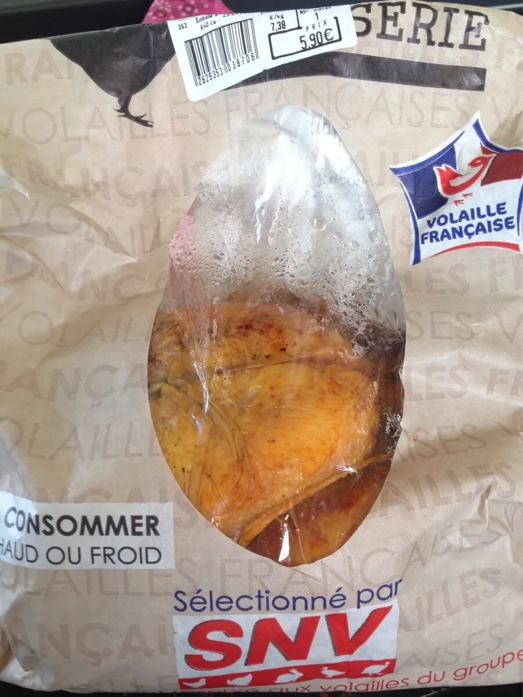 Poulet roti 100% vegetal