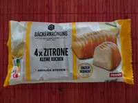 4x Zitrone kleine Kuchen