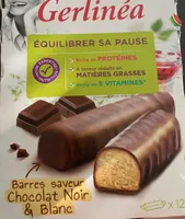 Barres saveur chocolat noir & blanc