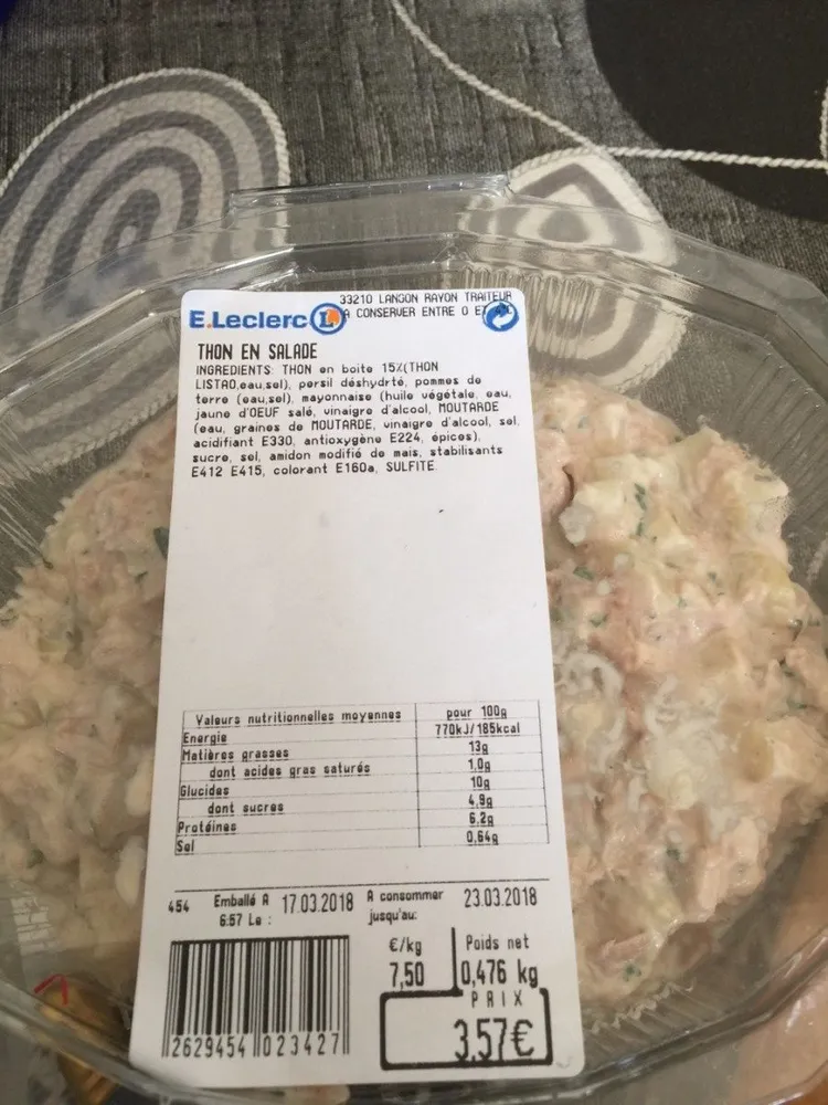 Thon en salade