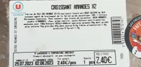Croissant amandes