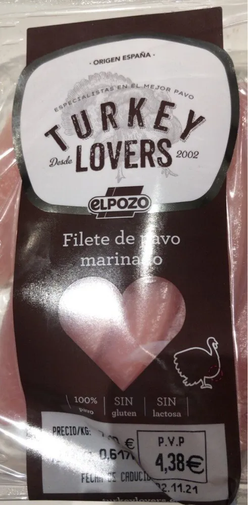 Filete de pavo marinado