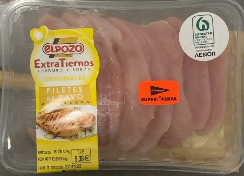 Filete de pavo extratierno