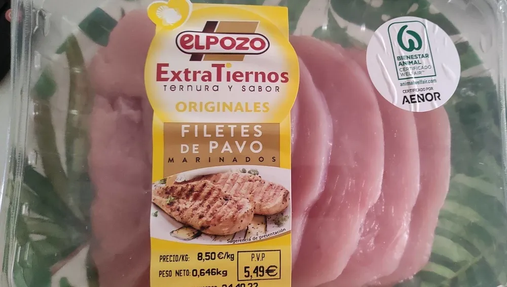 Filetes de pavo