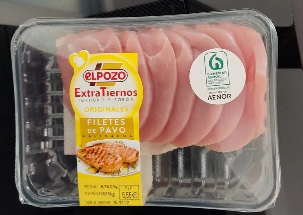 Filetes de pavo marinados