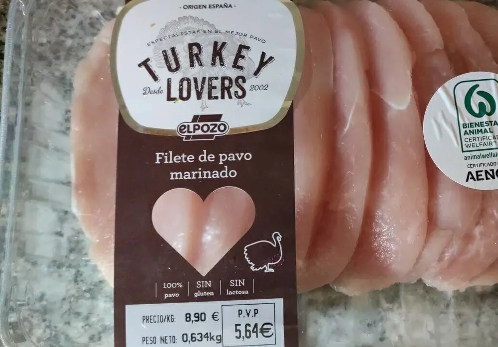Filete de pavo marinado