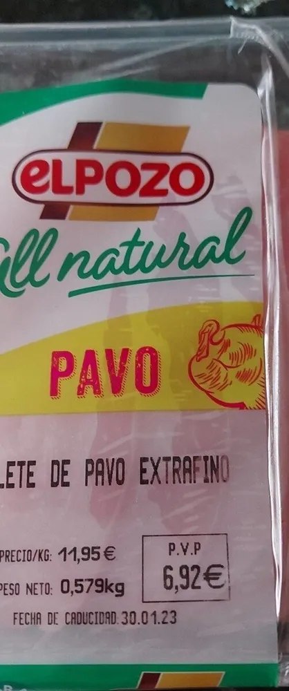 Filetes de pavo
