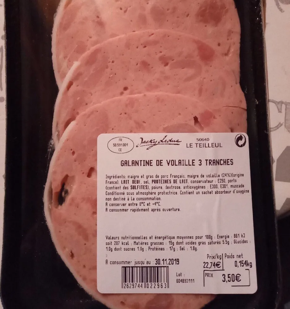Galantine de volaille