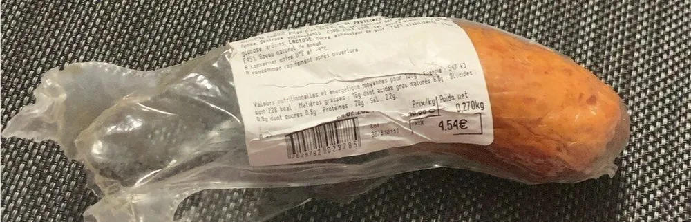 Saucisson a l’ail fumé