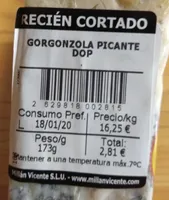 Gorgonzola picante dop