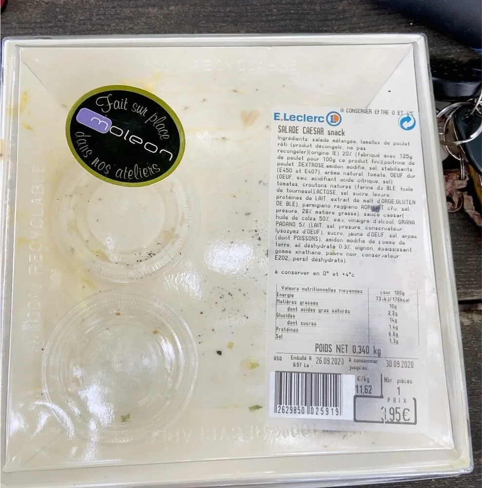 Salade caesar snack
