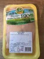 Decoupe de poulet fermier
