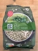 Bio grüne Erbsen