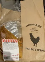 Empanada de pollo y setas