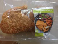Chicken breast schnitzel parmigiana style