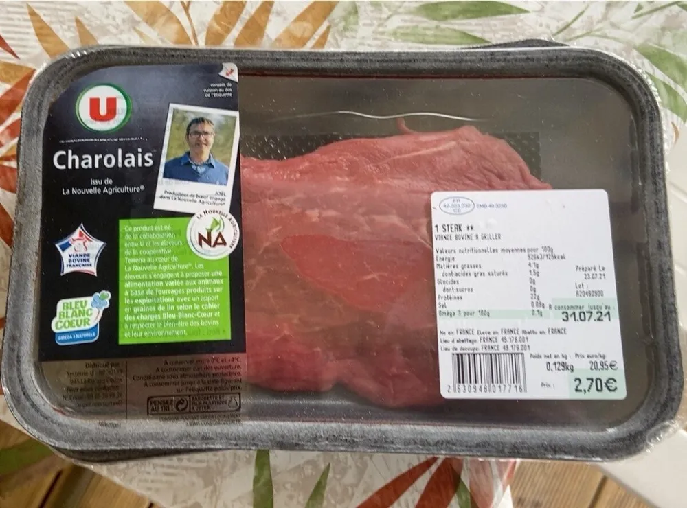 Viande bovine à griller