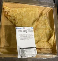 Crepe sucree vanille