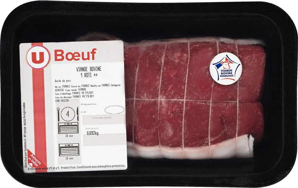 Viande bovine - Rôti ** Genisse, Nouvelle agriculture