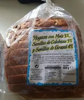 Hogaza con maíz semillas de calabaza y semillas de girasol