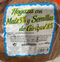 Hogaza con maiz y semillas de Girasol