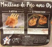 Moelleux de rôtie de porc avec os
