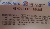 Mimolette jeune