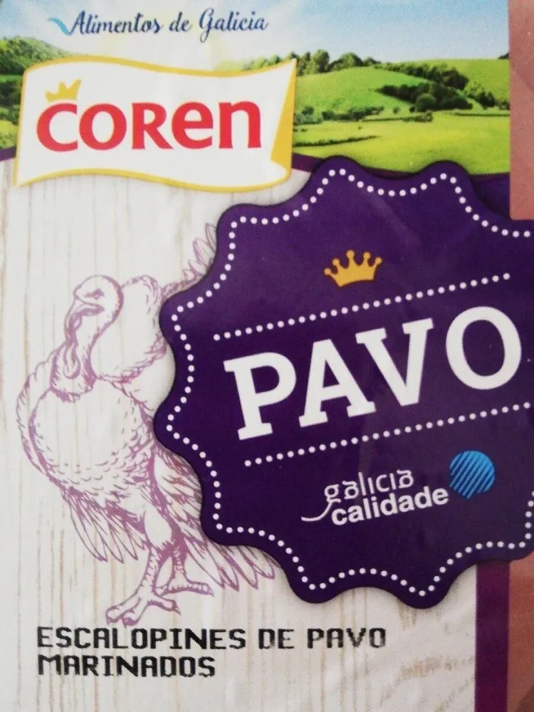 Escalopines de pavo marinados