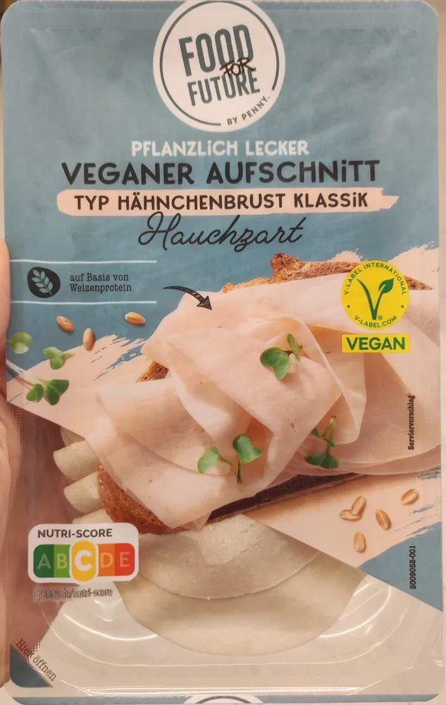 Veganer Aufschnitt Typ Hähnchenbrust Klassik