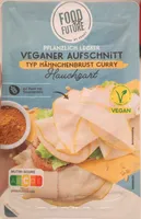 Veganer Aufschnitt Typ Hähnchenbrust Curry