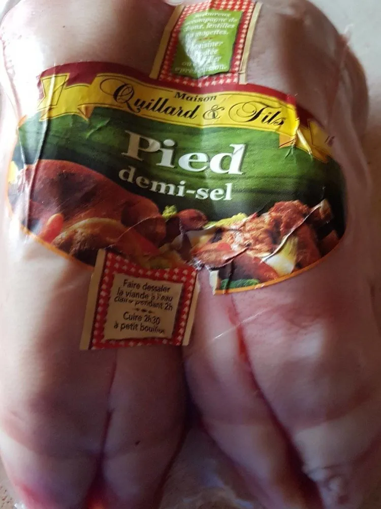 Pieds de porc sales