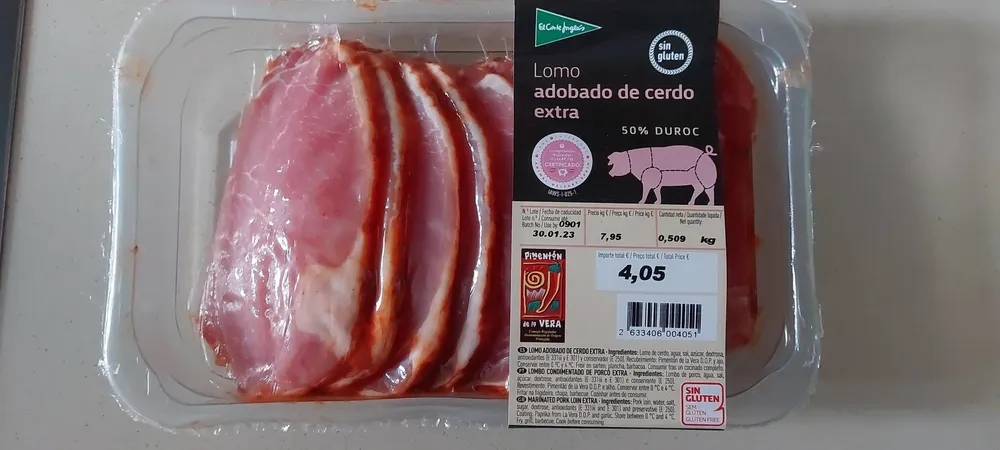Lomo adobado de cerdo extra