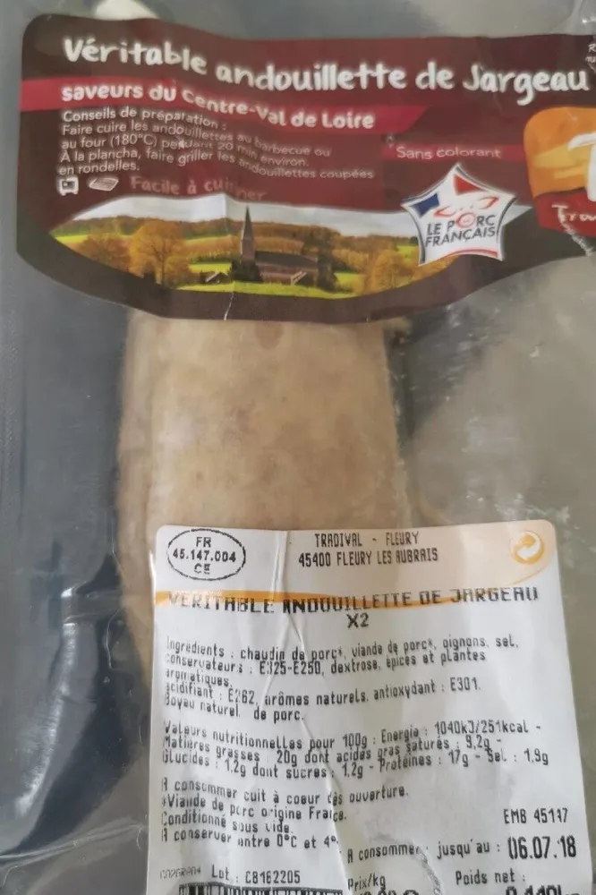 Véritable andouillette de Jargeau