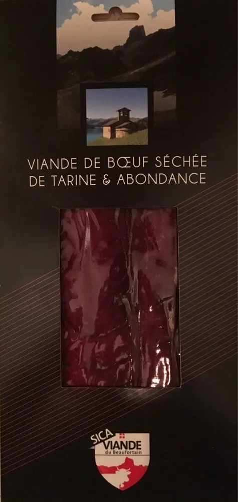 Viande de boeuf séchée de Tarine & Abondance