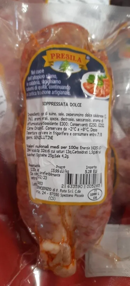Soppressata dolce