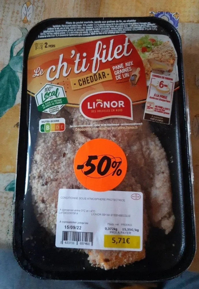 Le ch'ti filet chedar