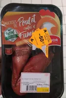 Saucisse de poulet fumée cuites