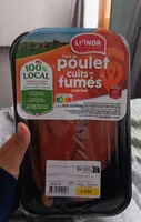 Poulet cuit et fumée